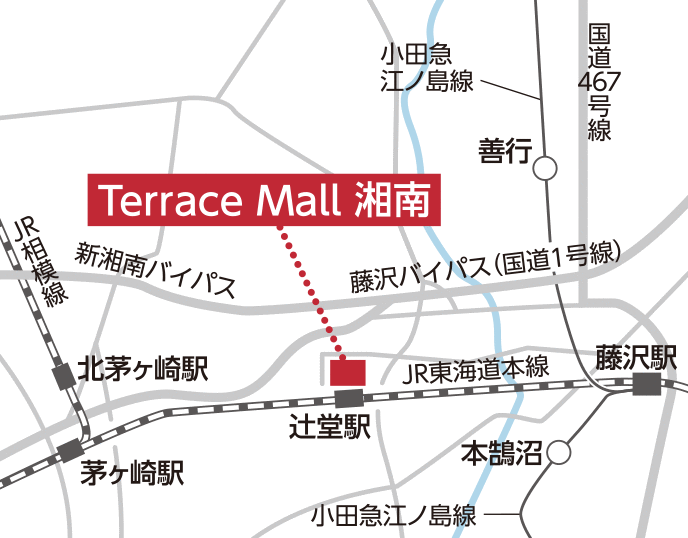 ジュリア・オージェ テラスモール湘南店 地図