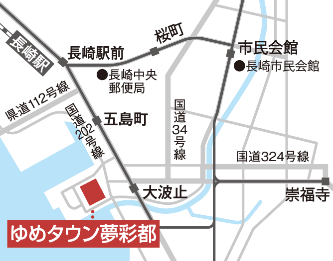 ジュリア・オージェ ゆめタウン夢彩都店 地図